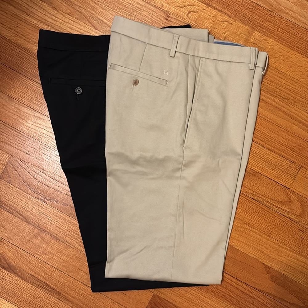 Haggar Premium No Iron Khaki Pants
